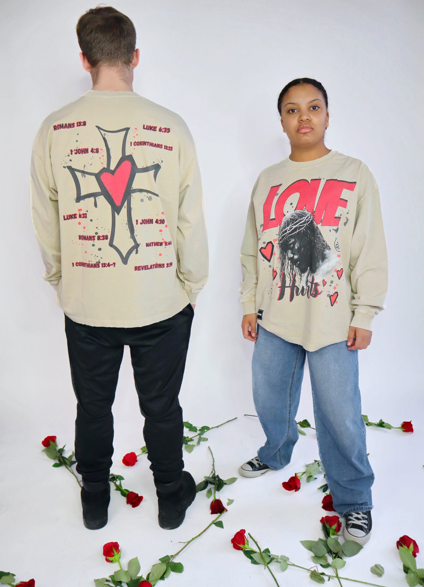 Love Hurts Oversized Long Sleeve Tee