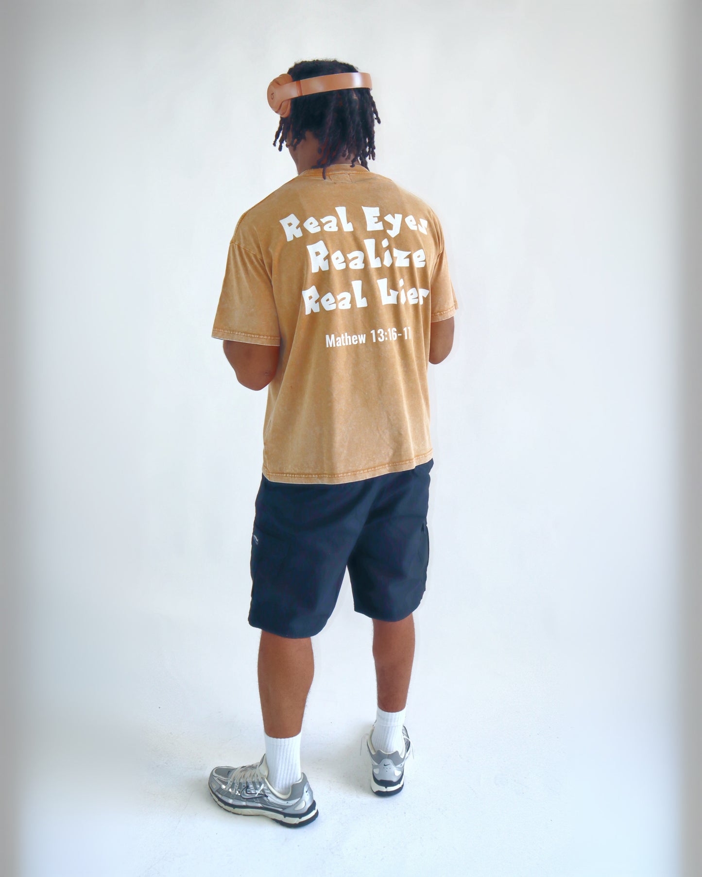 Real Eyes Oversized Acid Washed Tupac T-Shirt