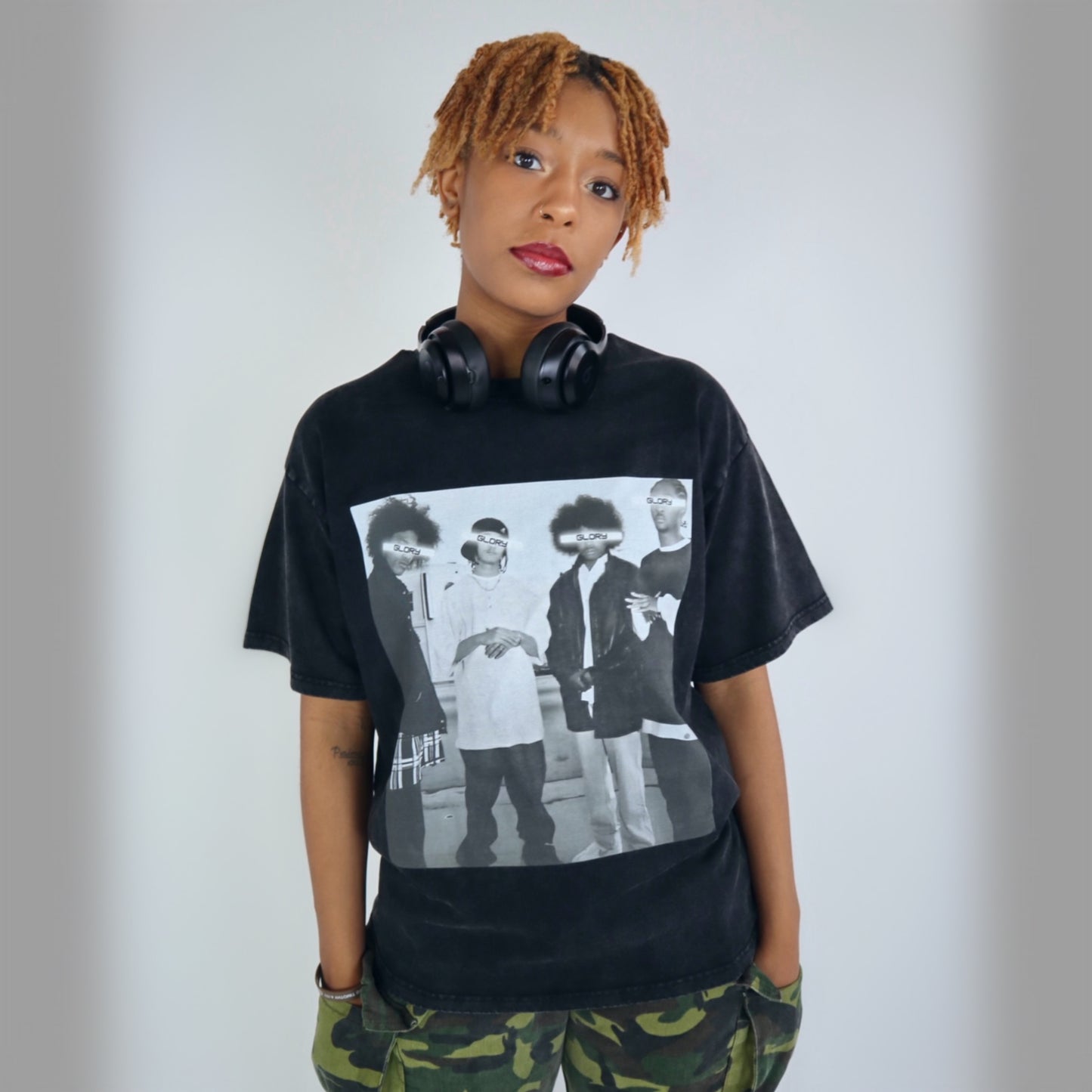 Thuggin in Spirit Oversized Acid Washed Bone Thugs Tee