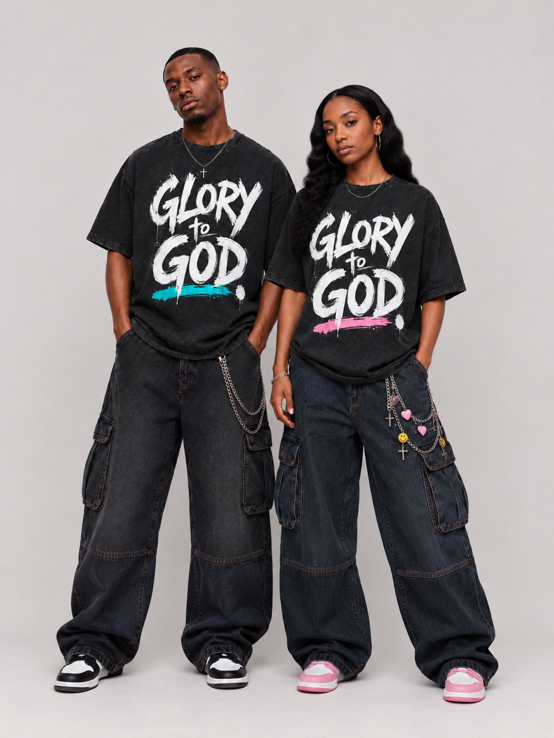 Glory to GOD Oversized Tee